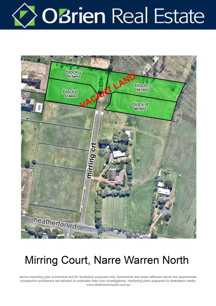 Floorplan of Homely land listing, LOT 6,7,8,9 Mirring Court, Narre Warren North VIC 3804