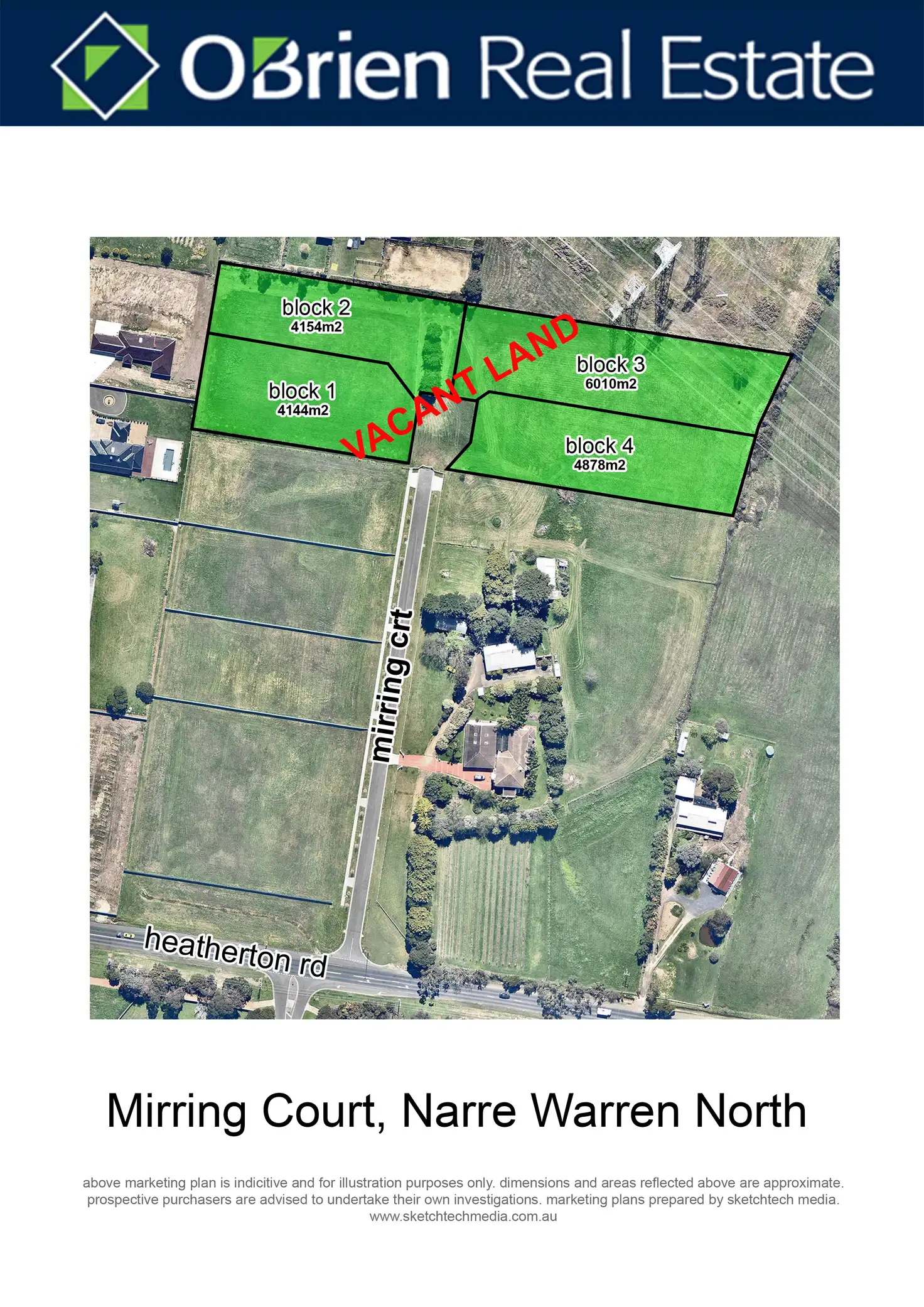 Floorplan of Homely land listing, LOT 6,7,8,9 Mirring Court, Narre Warren North VIC 3804