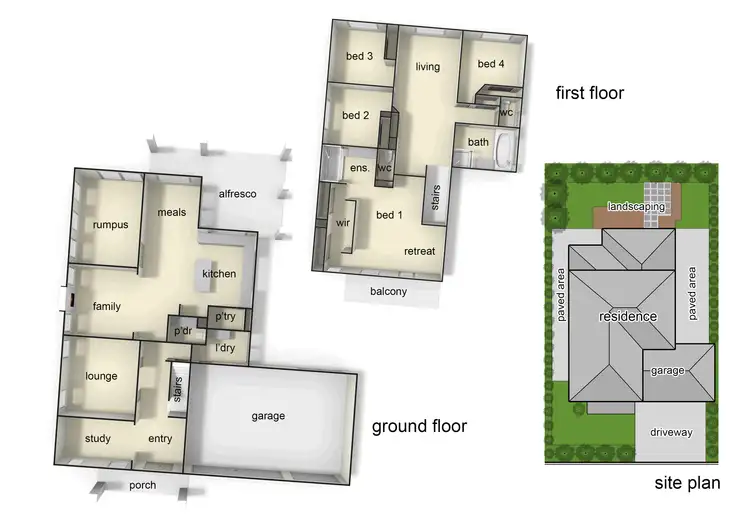 Floorplan of Homely house listing, 7 Ambrose Court, Berwick VIC 3806