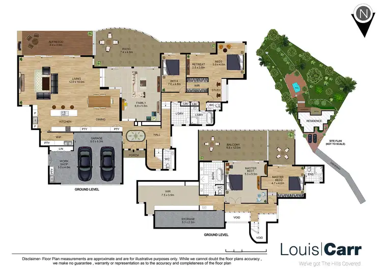 Floorplan of Homely house listing, 6 Sylvan Grove, Glenhaven NSW 2156