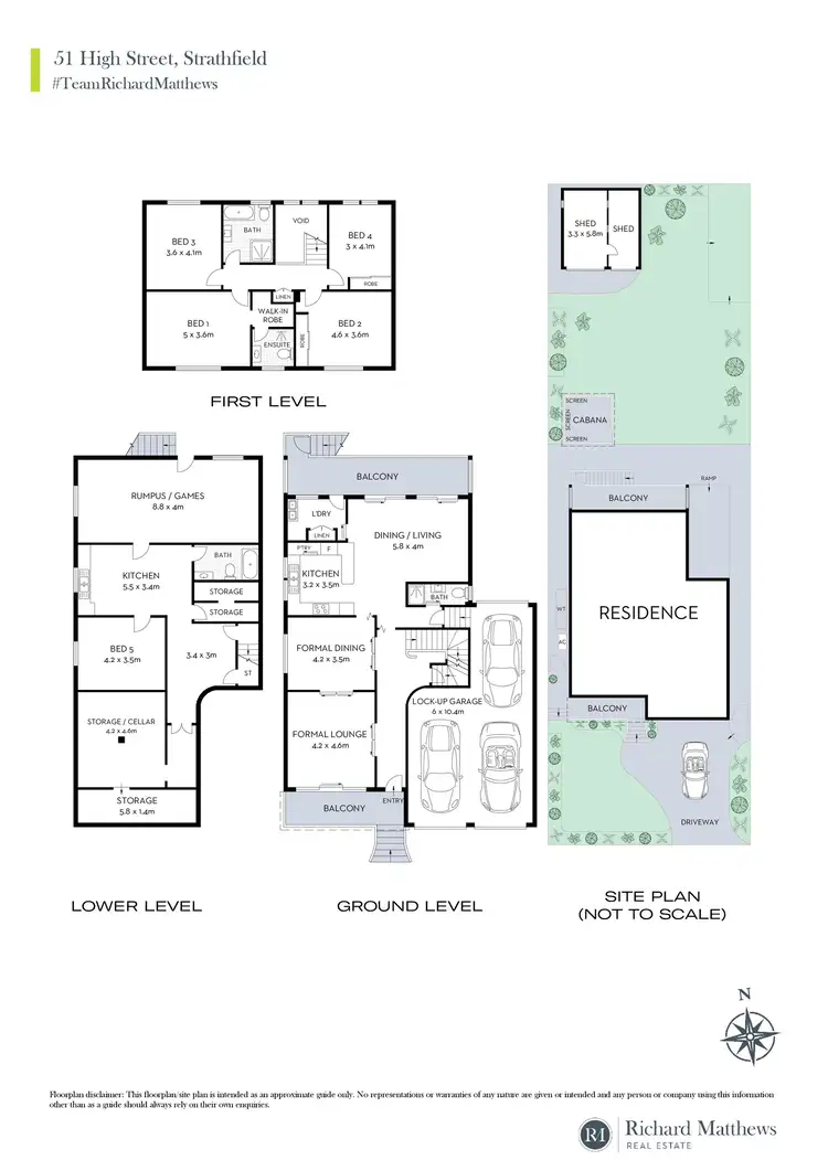 Floorplan of Homely house listing, 51 High Street, Strathfield NSW 2135