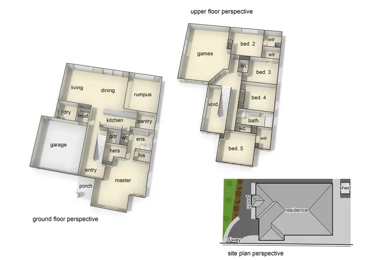 Floorplan of Homely house listing, 5 Loren Court, Endeavour Hills VIC 3802