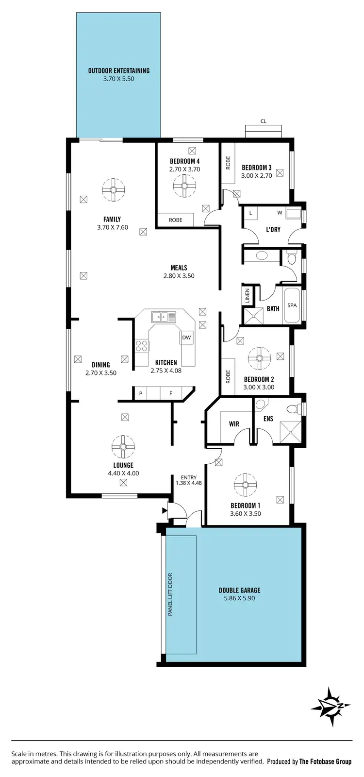 Floorplan of Homely house listing, 4/22 Solace Drive, Morphett Vale SA 5162