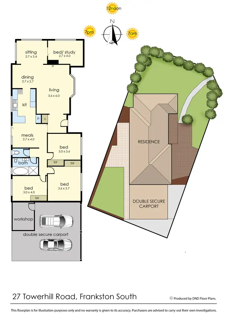 Floorplan of Homely house listing, 27 Towerhill Road, Frankston South VIC 3199