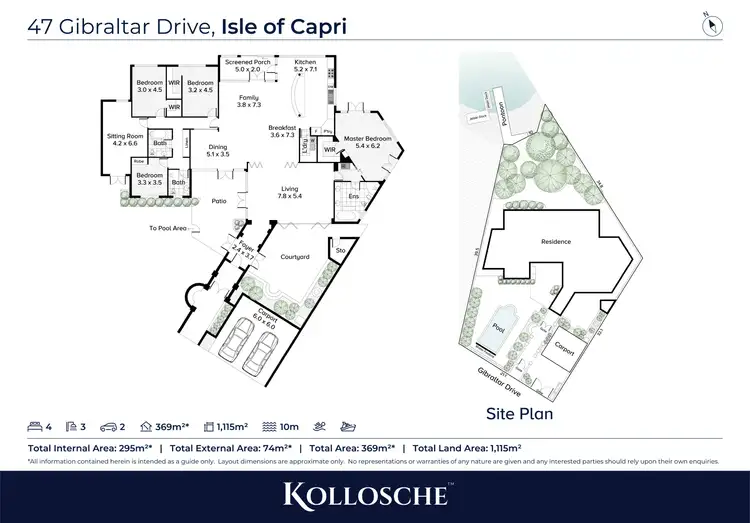 Floorplan of Homely house listing, 47 Gibraltar Drive, Isle Of Capri QLD 4217