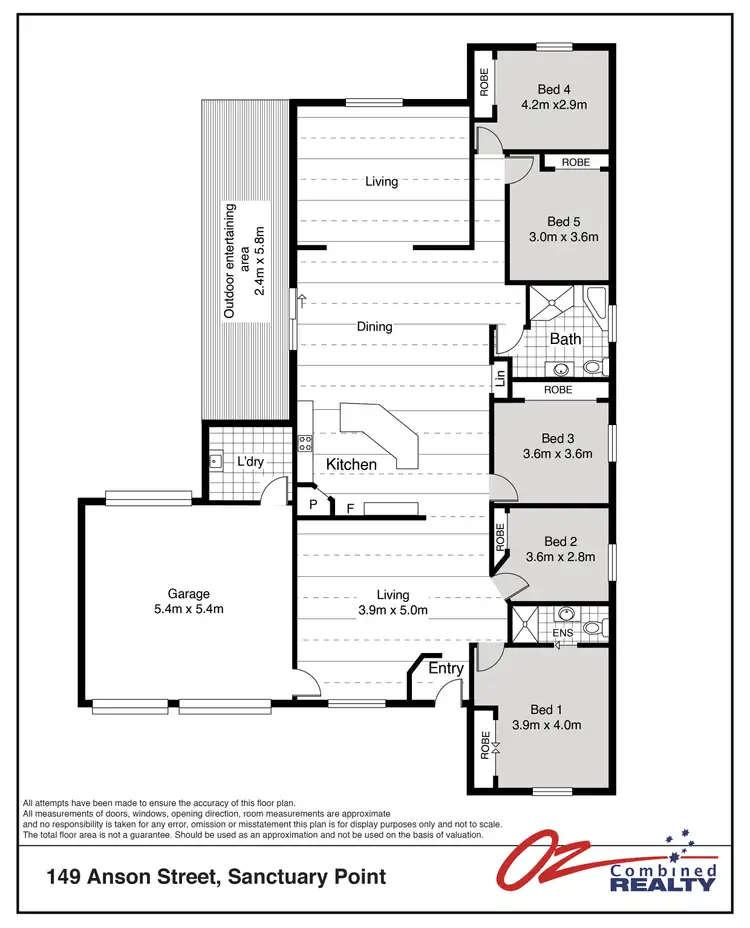 Floorplan of Homely house listing, 149. Anson Street, St Georges Basin NSW 2540