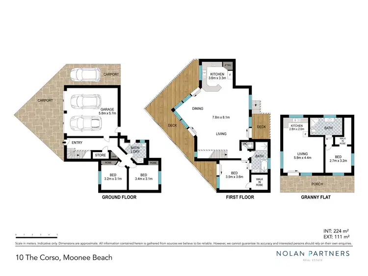 Floorplan of Homely house listing, 10 The Corso, Moonee Beach NSW 2450
