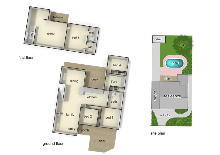 Floorplan of Homely house listing, 60 Glen Alva Parade, Cannons Creek VIC 3977