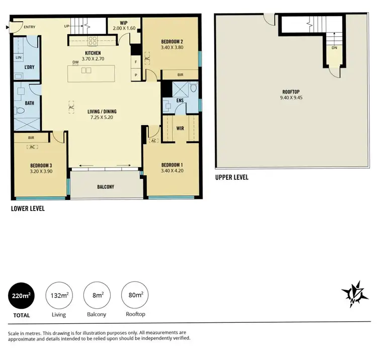 Floorplan of Homely apartment listing, 1910/160 Grote Street, Adelaide SA 5000