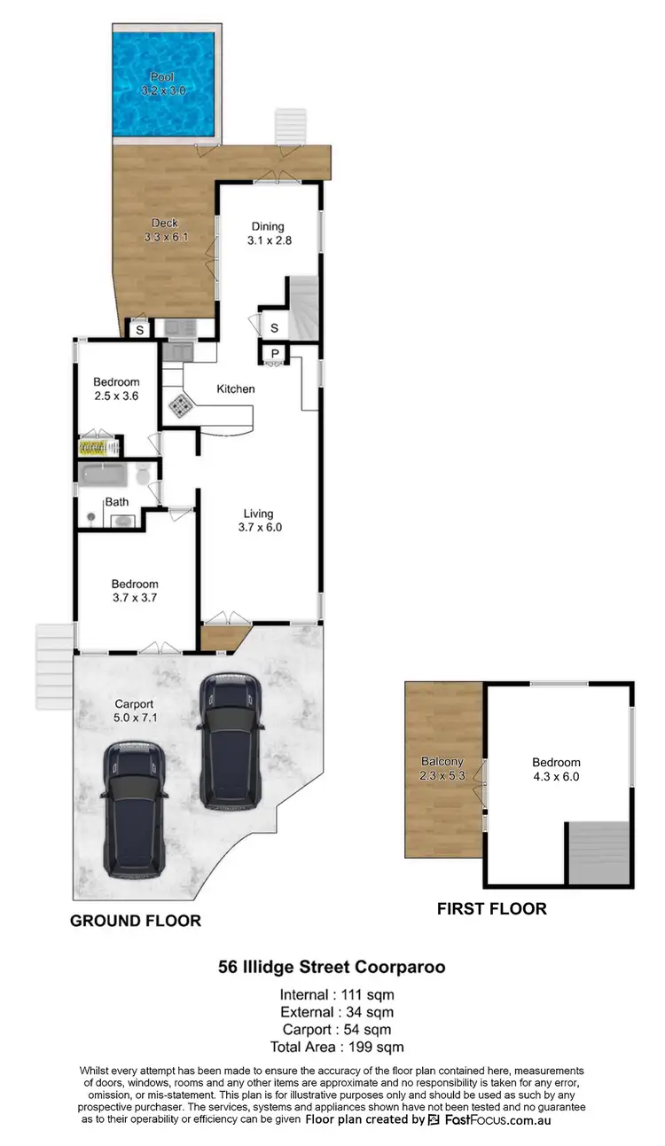 Floorplan of Homely house listing, 56 Illidge Street, Coorparoo QLD 4151