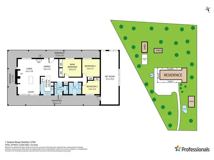 Floorplan of Homely house listing, 1 Stream Road, Reefton VIC 3799