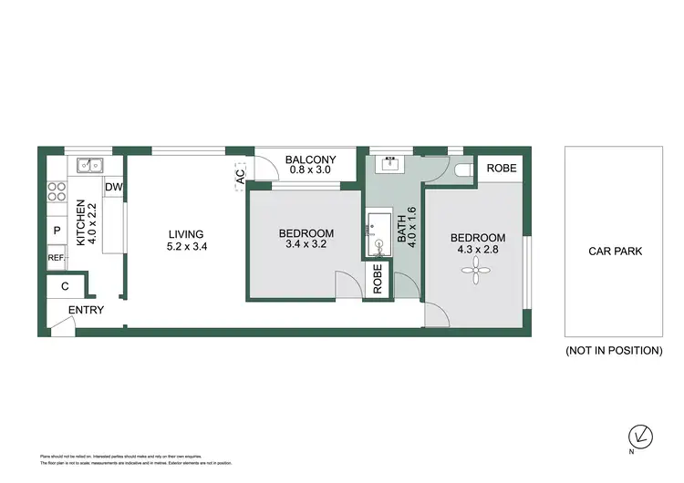 Floorplan of Homely apartment listing, 9/124 Brighton Road, Ripponlea VIC 3185