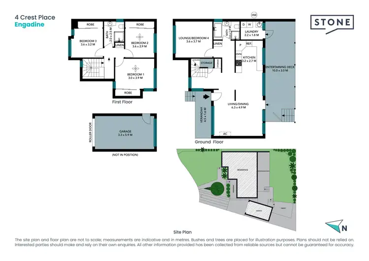 Floorplan of Homely house listing, 4 Crest Place, Engadine NSW 2233