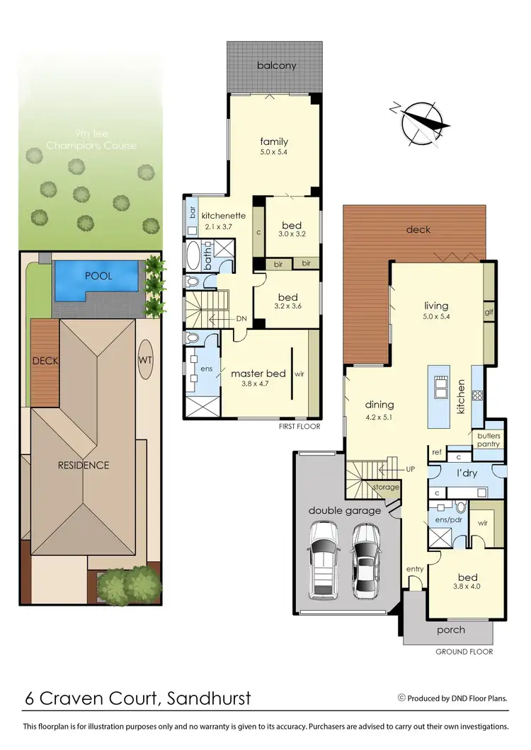 Floorplan of Homely house listing, 6 Craven Court, Sandhurst VIC 3977