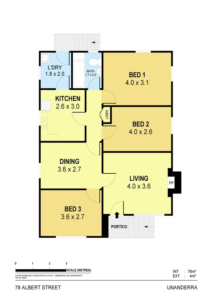 Floorplan of Homely house listing, 78 Albert Street, Unanderra NSW 2526