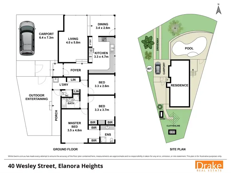 Floorplan of Homely house listing, 40 Wesley Street, Elanora Heights NSW 2101