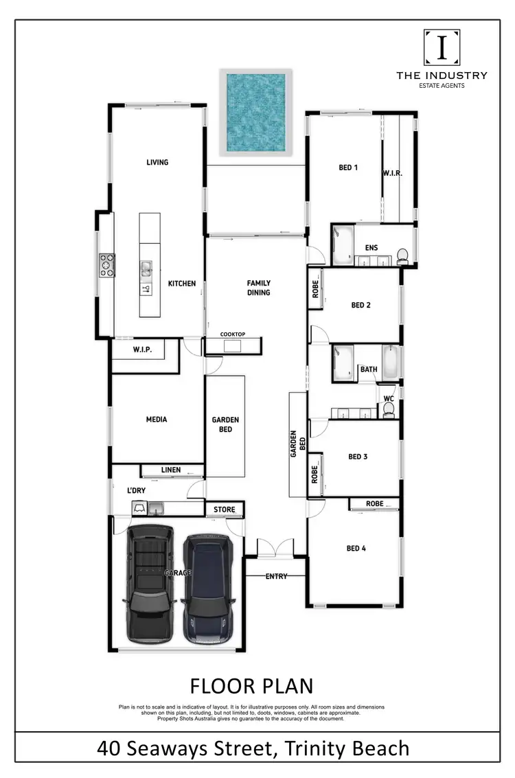 Floorplan of Homely house listing, 40 Seaways Street, Trinity Beach QLD 4879