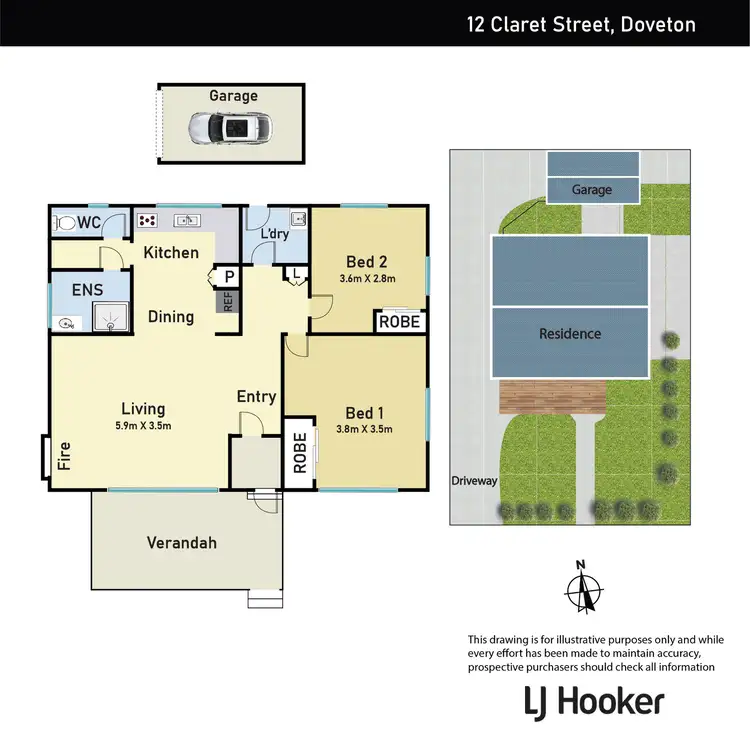 Floorplan of Homely land listing, 12 Claret Street, Doveton VIC 3177