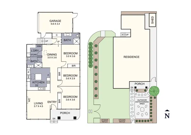 Floorplan of Homely house listing, 1/19 Laird Street, Croydon VIC 3136
