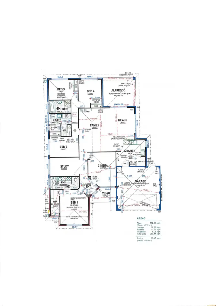 Floorplan of Homely house listing, 16 Cornforth Way, Piara Waters WA 6112