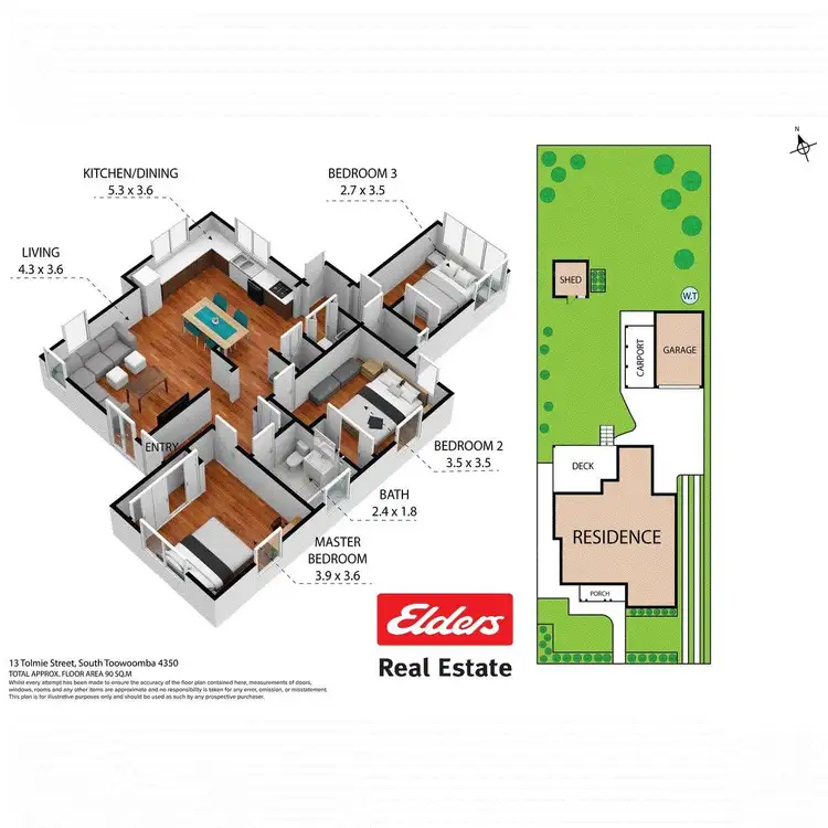 Floorplan of Homely house listing, 13 Tolmie Street, South Toowoomba QLD 4350