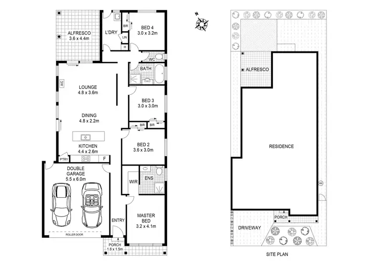 Floorplan of Homely house listing, 46 Federal Drive, Wyndham Vale VIC 3024