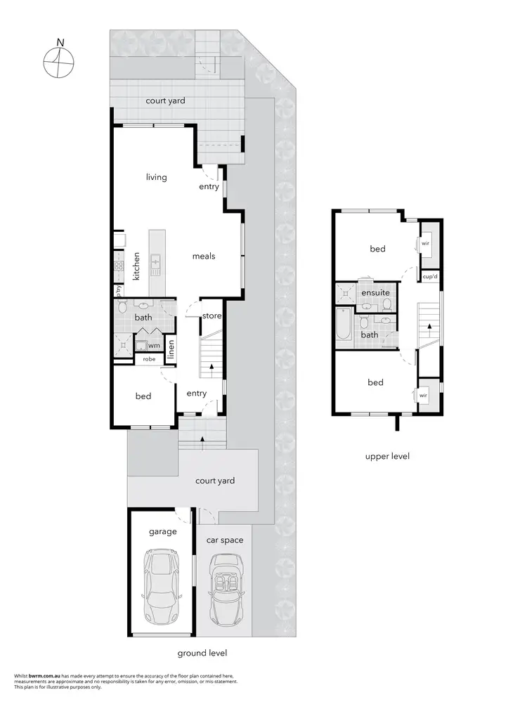 Floorplan of Homely townhouse listing, 8/73 Dalkin Crescent, Casey ACT 2913