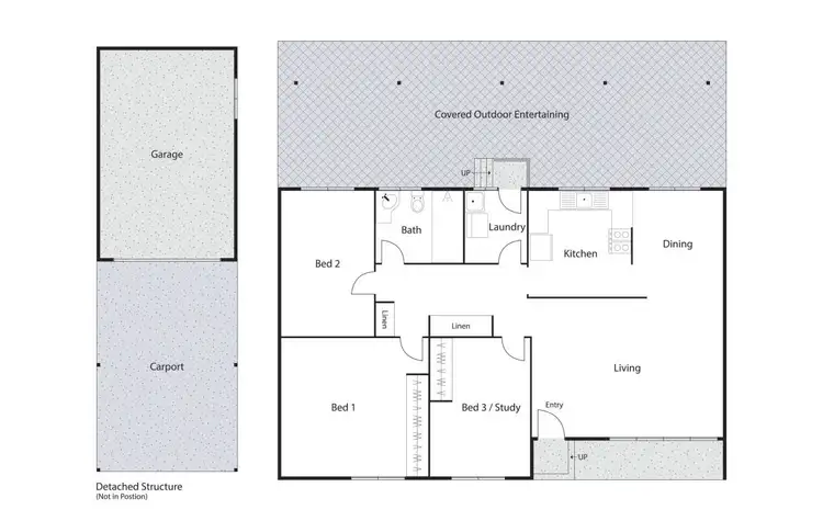 Floorplan of Homely house listing, 15 Forrest Place, Kambah ACT 2902