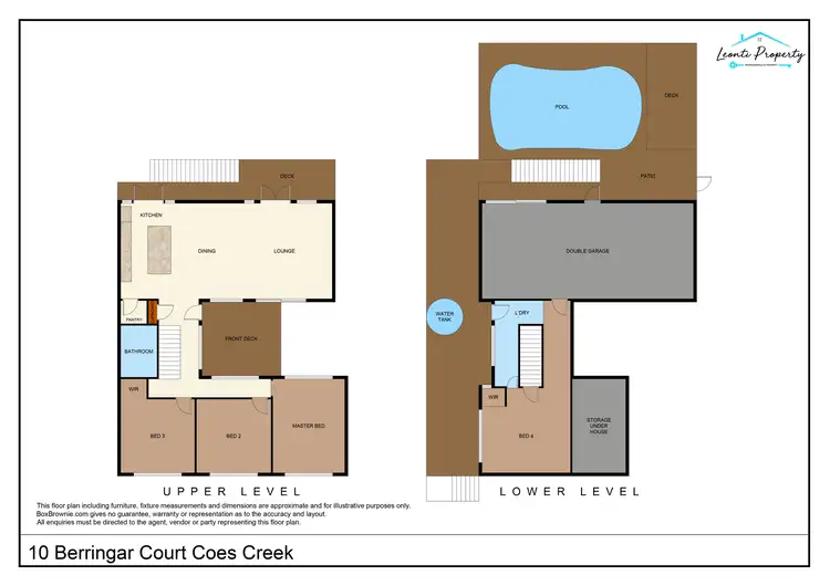 Floorplan of Homely house listing, 10 Berringar Court, Coes Creek QLD 4560