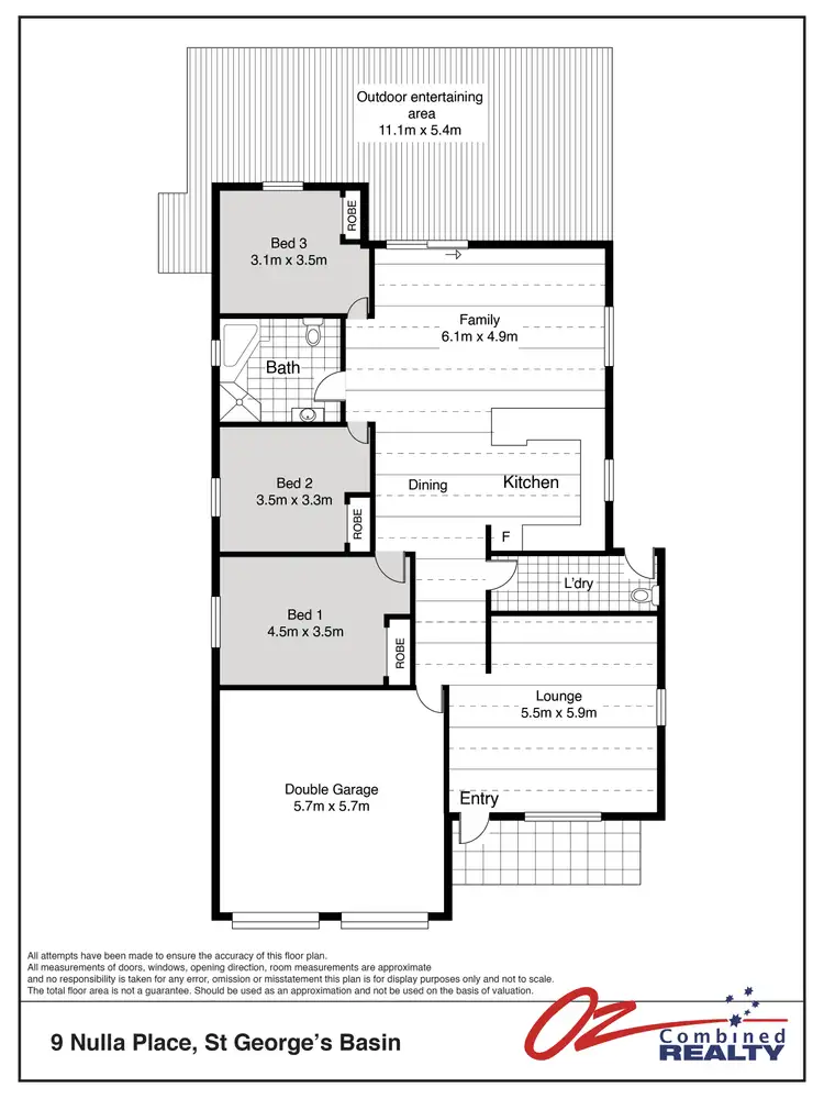 Floorplan of Homely house listing, 9 Nulla Place, St Georges Basin NSW 2540