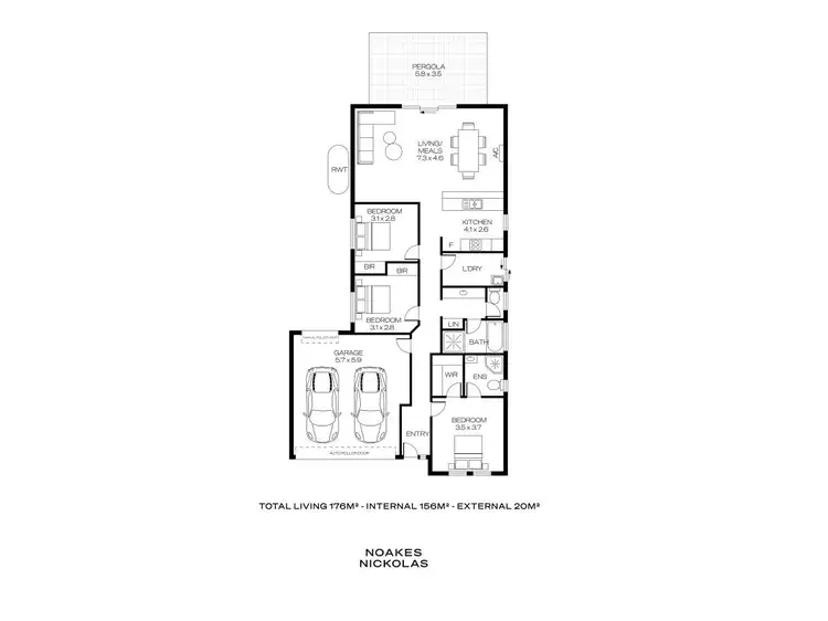 Floorplan of Homely house listing, 3 Antonio Avenue, Munno Para West SA 5115