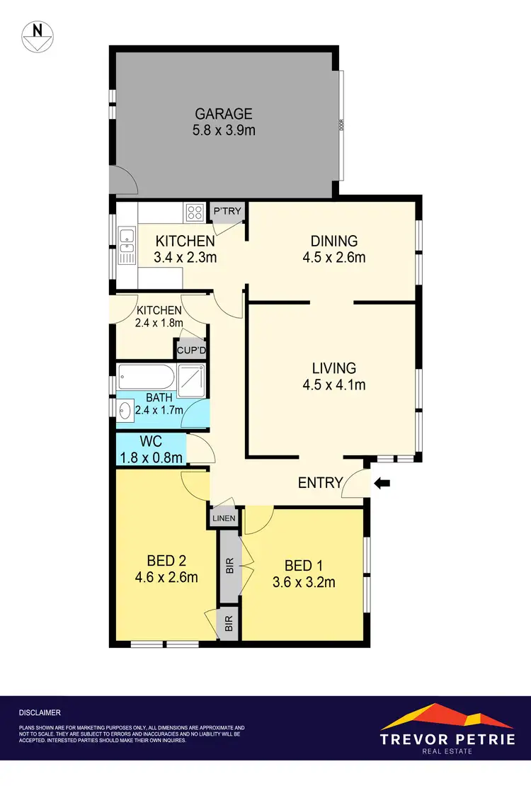 Floorplan of Homely townhouse listing, 1/5 Spencer Street, Sebastopol VIC 3356