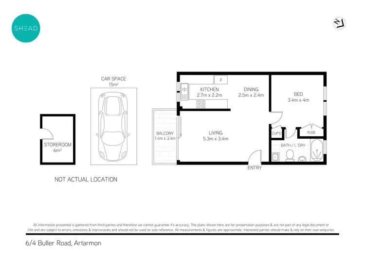 Floorplan of Homely apartment listing, 6/4 Buller Road, Artarmon NSW 2064