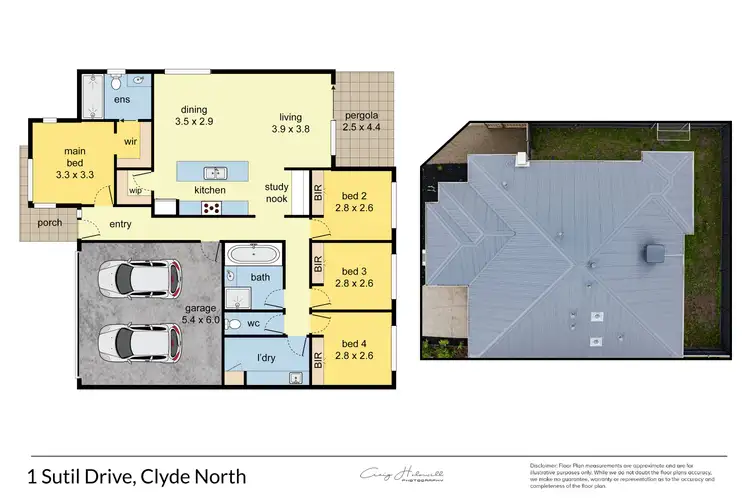 Floorplan of Homely house listing, 1 Sutil Drive, Clyde North VIC 3978