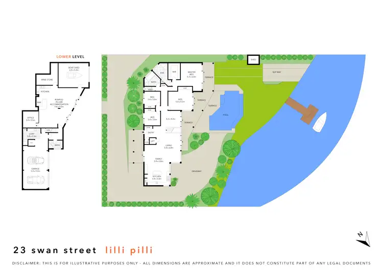 Floorplan of Homely house listing, 23 Swan Street, Lilli Pilli NSW 2229