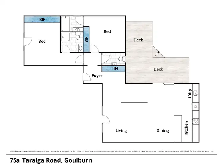 Floorplan of Homely house listing, 75a Taralga Road, Goulburn NSW 2580