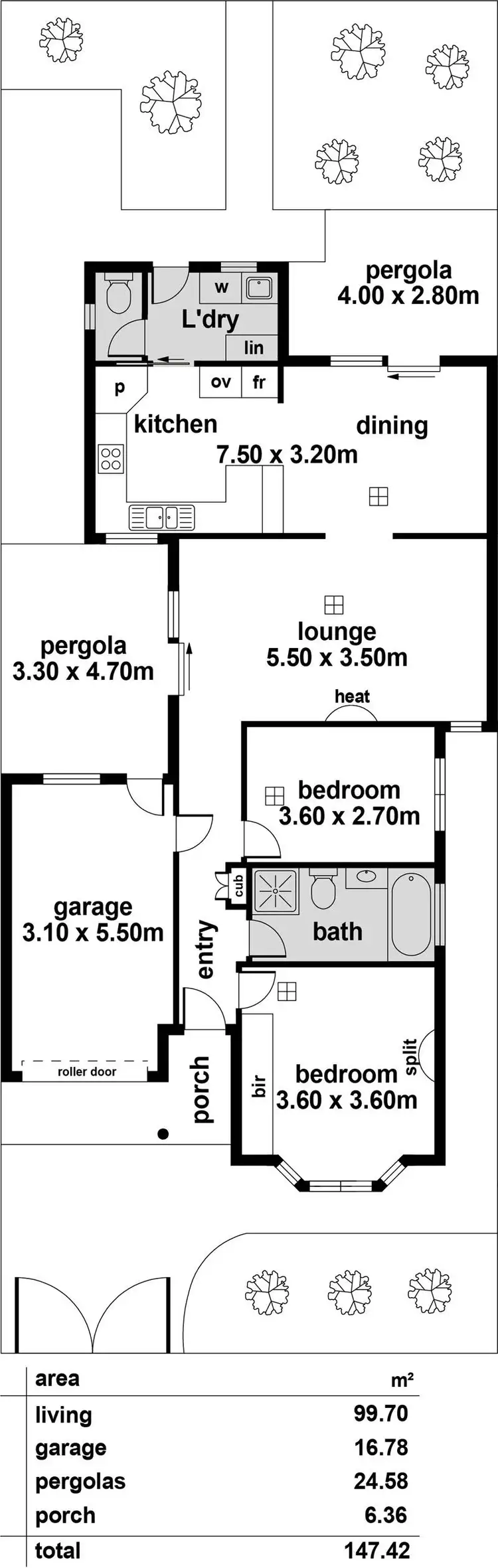 Floorplan of Homely house listing, 72 Briant Road, Magill SA 5072