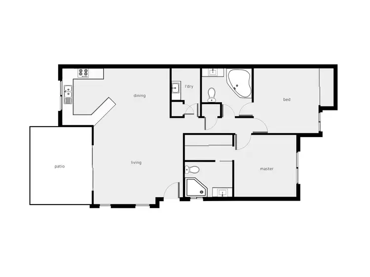 Floorplan of Homely apartment listing, 26/1-15 Robson Street, Mooroobool QLD 4870