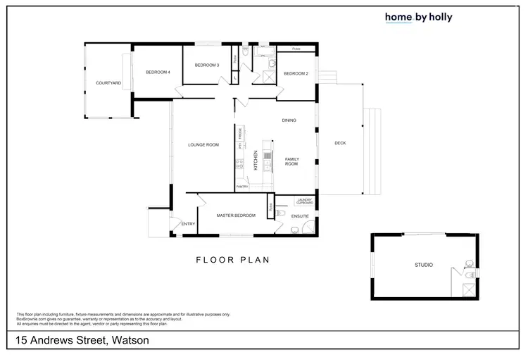 Floorplan of Homely house listing, 15 Andrews Street, Watson ACT 2602