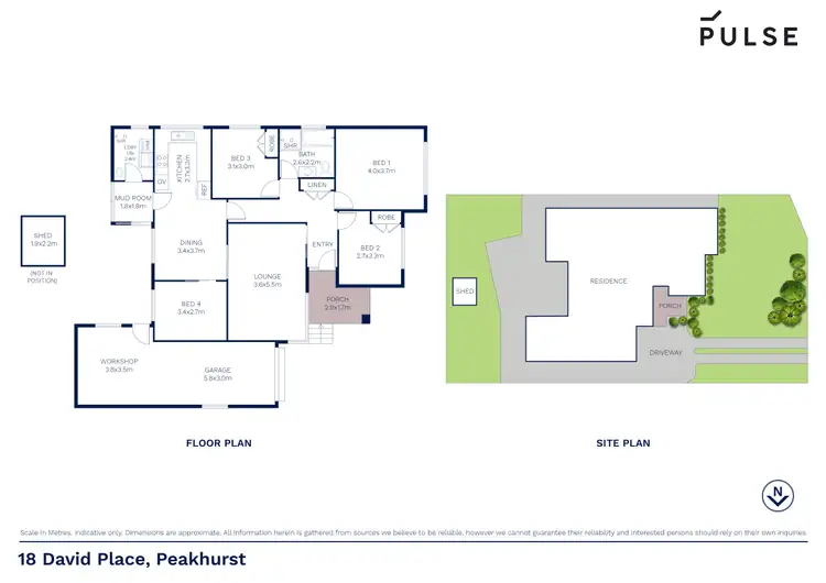 Floorplan of Homely house listing, 18 David Place, Peakhurst NSW 2210