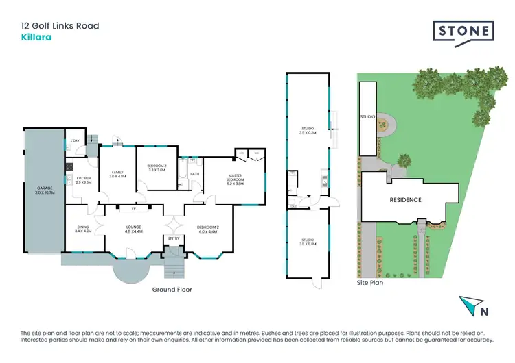 Floorplan of Homely house listing, 12 Golf Links Road, Killara NSW 2071