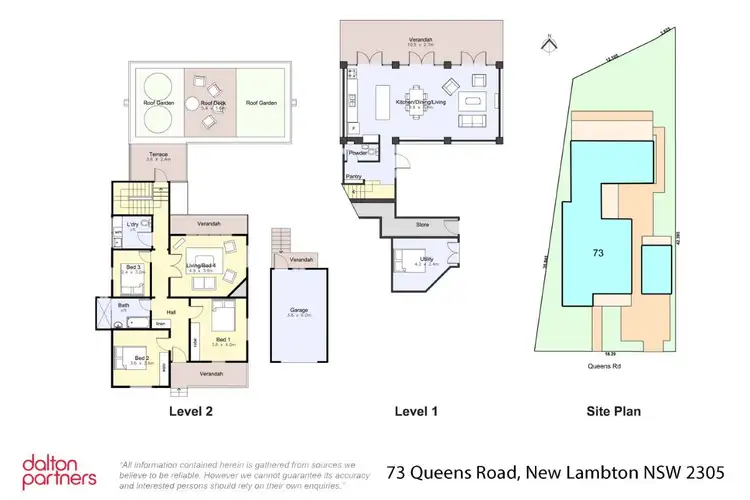 Floorplan of Homely house listing, 73 Queens Road, New Lambton NSW 2305