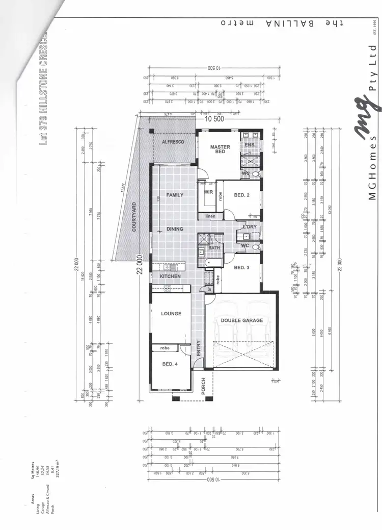 Floorplan of Homely house listing, 50 Hillstone Crescent, Maudsland QLD 4210