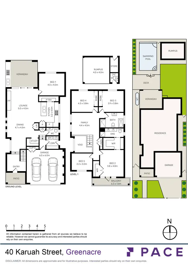 Floorplan of Homely house listing, 40 Karuah Street, Greenacre NSW 2190