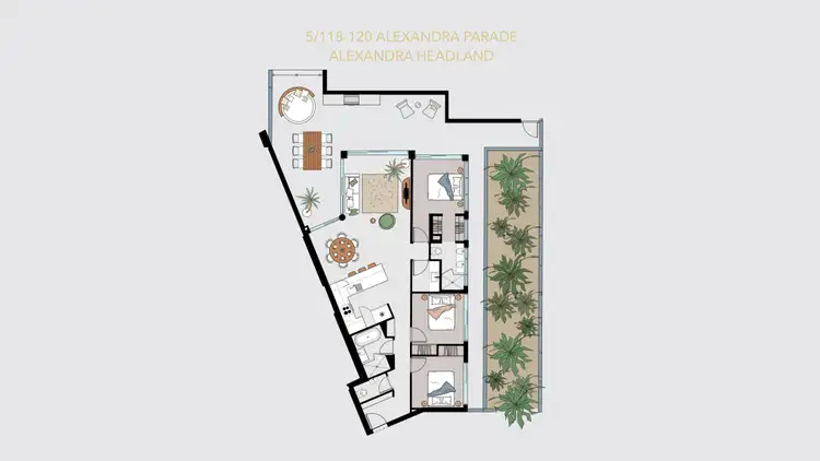 Floorplan of Homely apartment listing, 5/118-120 Alexandra Parade, Alexandra Headland QLD 4572