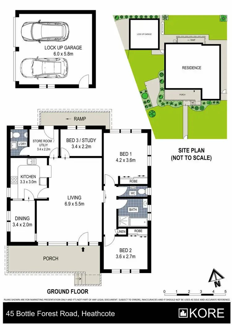 Floorplan of Homely house listing, 45 Bottle Forest Road, Heathcote NSW 2233