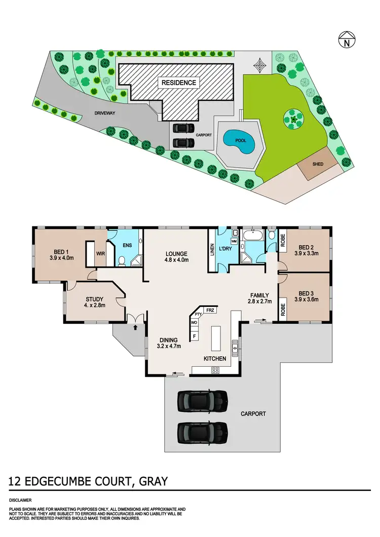 Floorplan of Homely house listing, 12 Edgecumbe Court, Gray NT 830