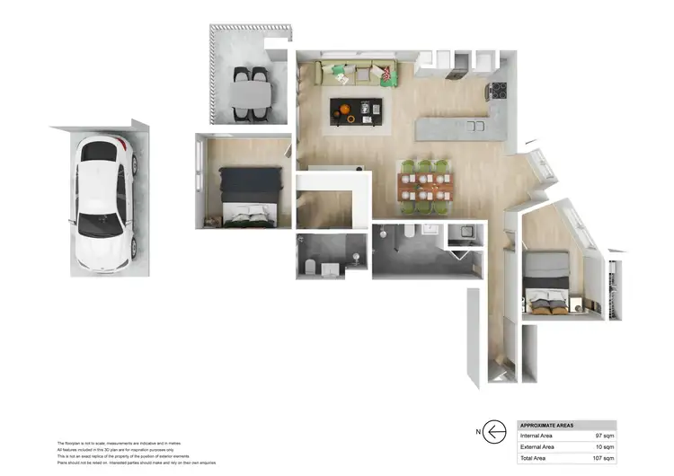Floorplan of Homely apartment listing, 701/16 Aspinall Street, Nundah QLD 4012