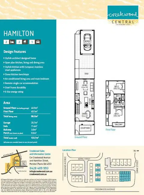 Floorplan of Homely townhouse listing, 7/1 Shaw Street, Meridan Plains QLD 4551