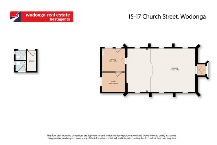 Floorplan of Homely house listing, 15-17 Church Street, Wodonga VIC 3690